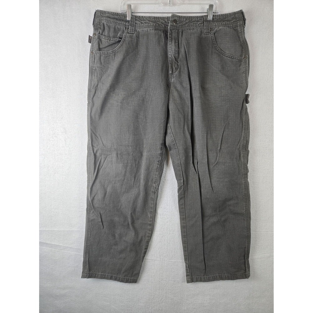Gravel Gear Mens Pants Cargo‎ 40 x 30 Relaxed Fit Gray Brown Cotton Workwear